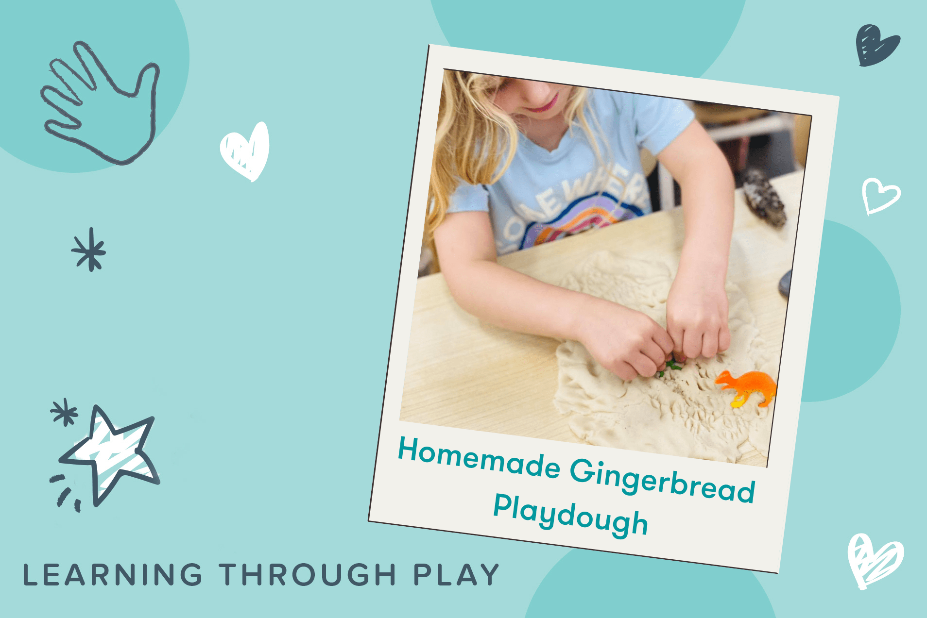 Learning Through Play: Homemade Gingerbread Playdough