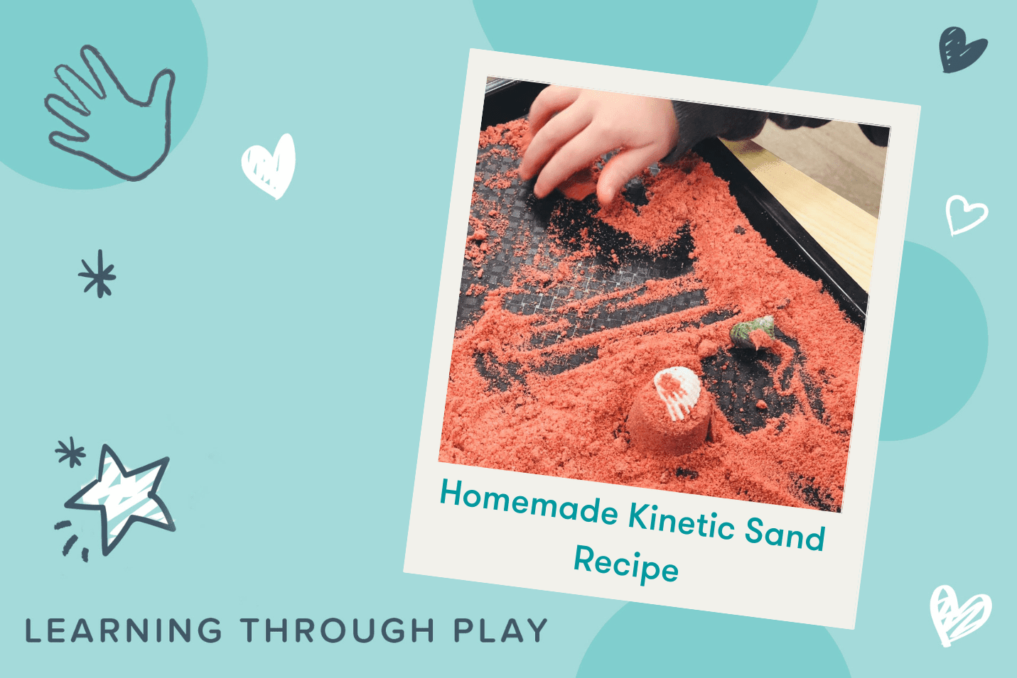 Learning Through Play: Homemade Kinetic Sand