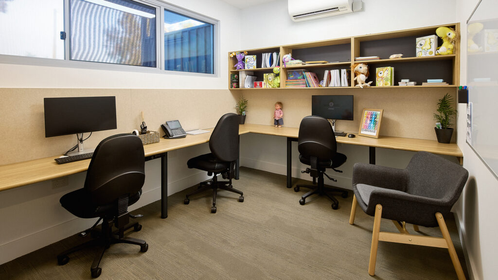 Team member programming room