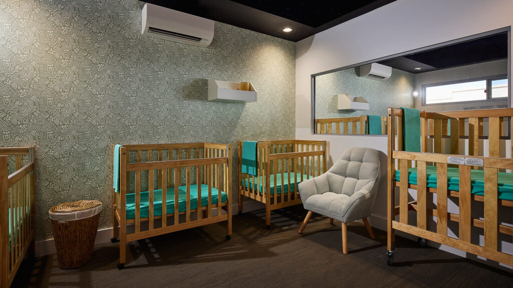 green-leaves-early-learning-wildflower-piara-waters-daycare-cot-room-12
