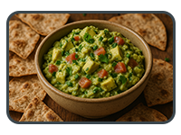 Green Leaves Early Learning guacamole and tortilla chips recipe