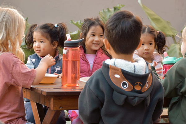 Eating nutritious meals by the chefs at Green Leaves