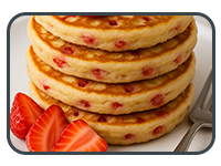 Strawberry pikelets recipe