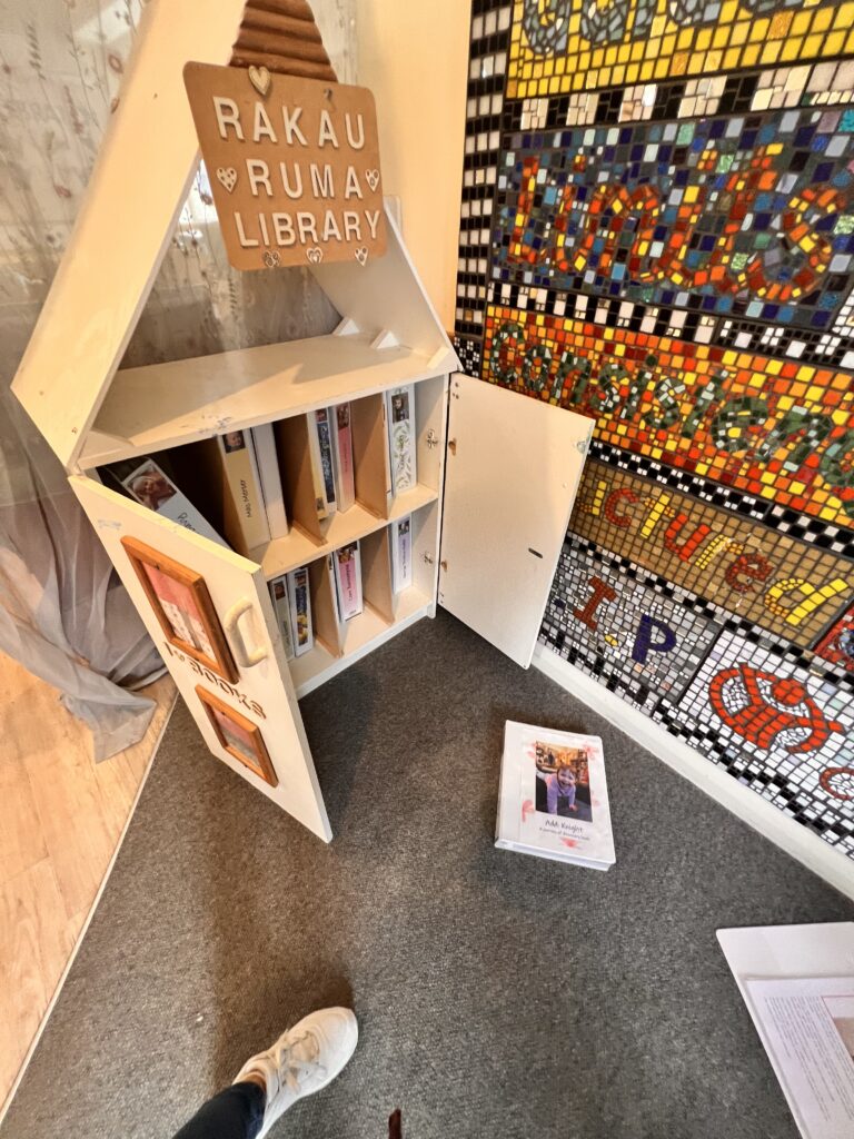 Book nook for children in play space